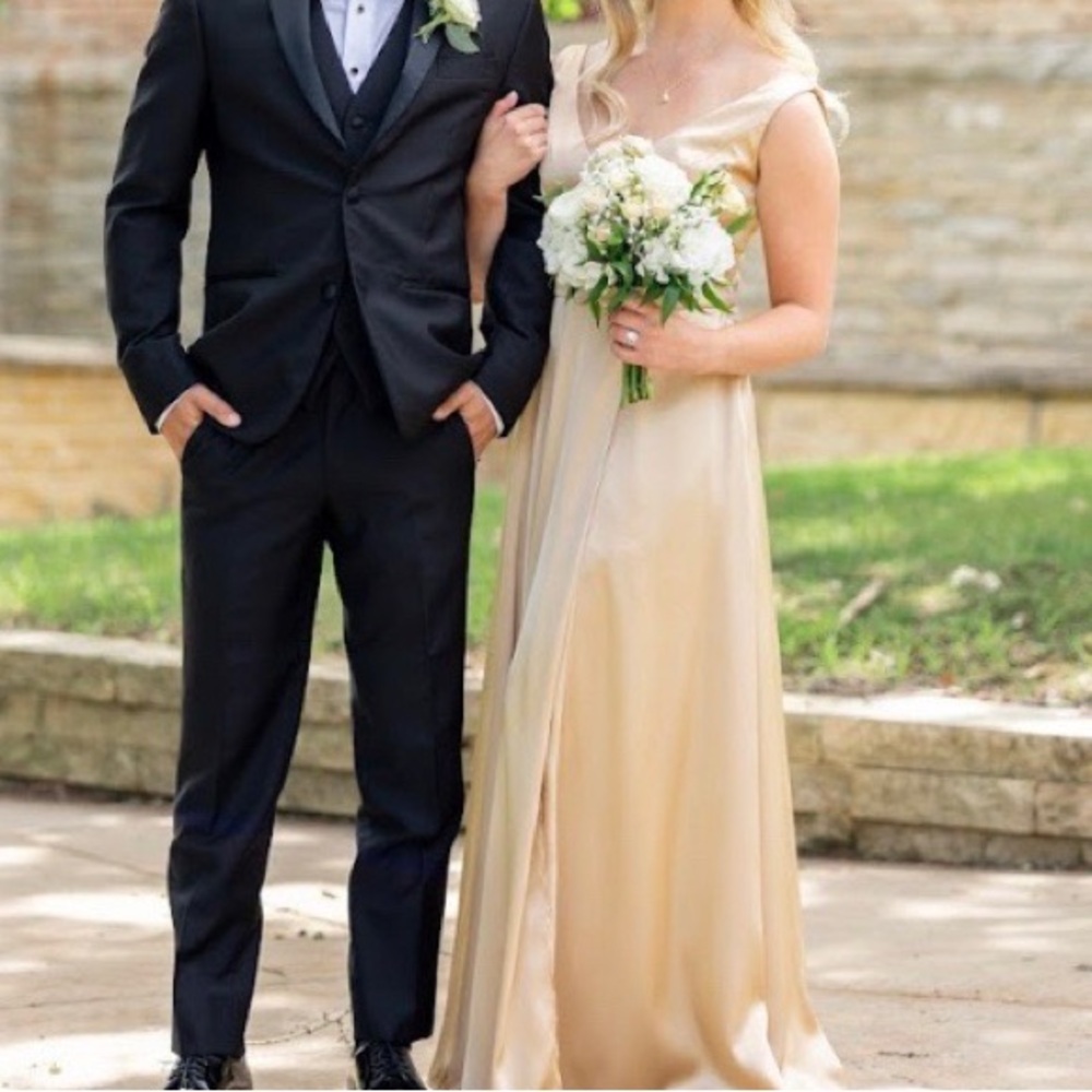 Gold/champagne long dress